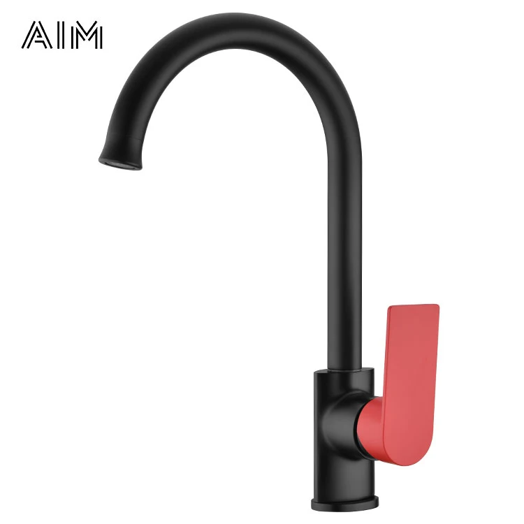 AIM Led Light 3 Way Water Filter Faucets Parts For Mixer Taps Pop Up Kitchen Faucet Wholesale