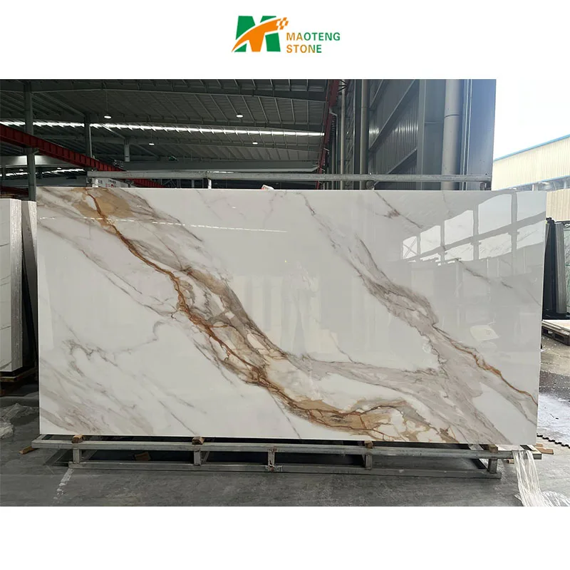 Black And White Sintered Stone Artificial Stone 1600*3200 Interior Wall Porcelain Tiles Sintered Stone Slab