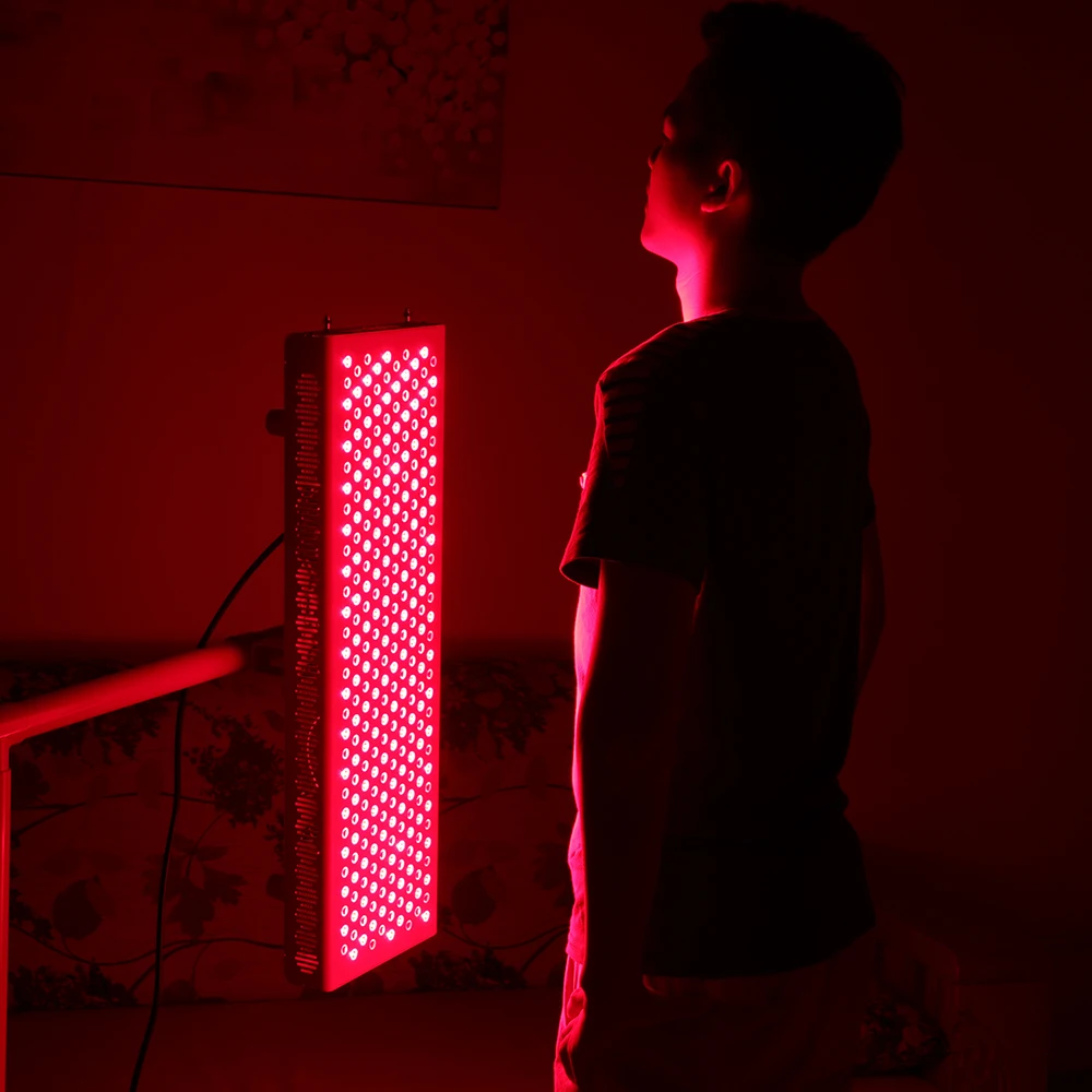 Full Body 1500W Red Light Therapy Collagen Infrared Lights Device infrared Red Light Therapy Panel with mobile stand
