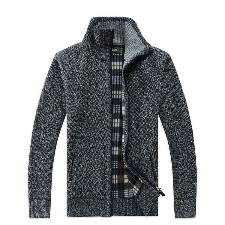 Популярный горячий дизайн зимний Кардиган мужские свитера удобный мужской свитер с длинным