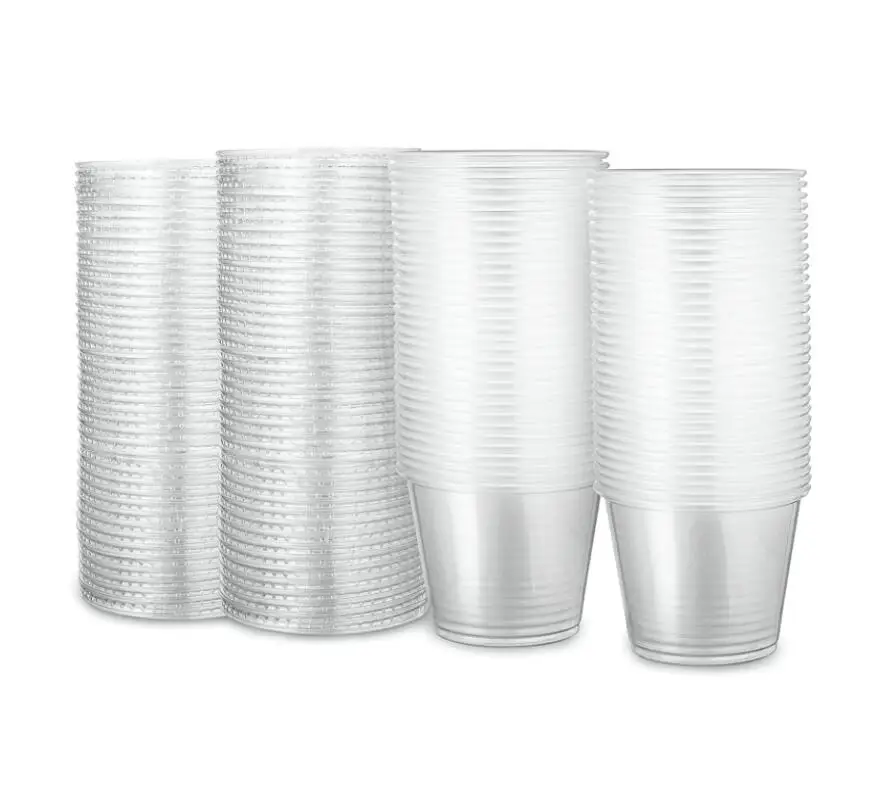 Transparent Round Mini Clear Glass Plastic Dessert Cup,Jelly,Pudding,Cheese Cake Cup