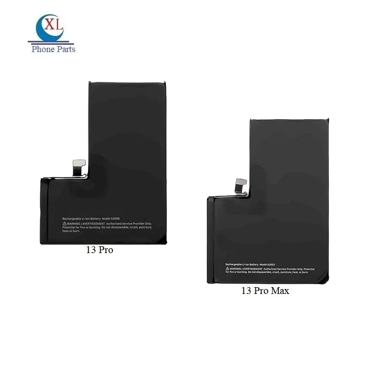 Original Mobile Phone Battery For Apple iPhone 13 Pro Max 13 Pro 0 Cycle Rechargeable Back Housing Door Batteries Replacement