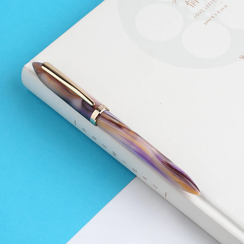 MoonMan-S1 resin  fashion design fountain pen  and  color  adult student business writing practice gift pen made in China