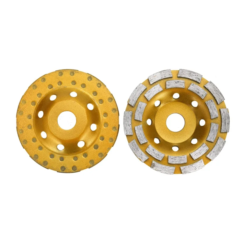 Алмазный шлифовальный режущий диск Cheaps 125 мм двойной сырой турборяд станок колесный для бетона мрамора кирпича