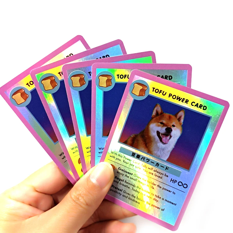 Custom Trading Cards Game Printing Booster Packs holographic Foil yu gi oh card printing playing cards