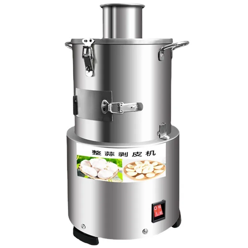 110/220V Small 40kg/h Stainless Steel Commercial Home Grain Separator Restaurant Barbecue use peeling garlic machine
