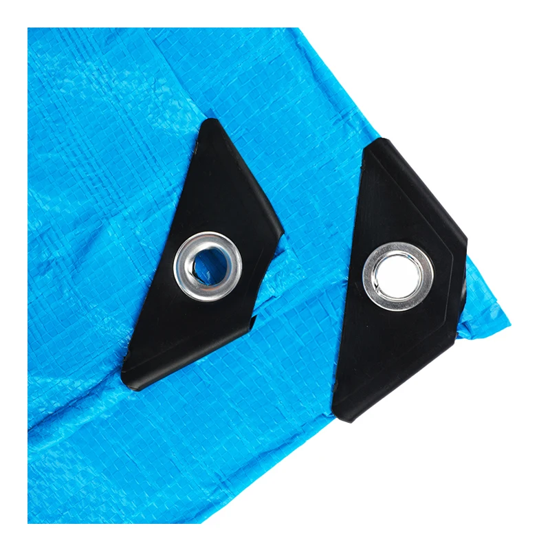 Light blue color fabric tarpaulin 100% polypropylene Coated Double Sides hdpe Tarpaulin covers  Hot sale Africa Uganda market