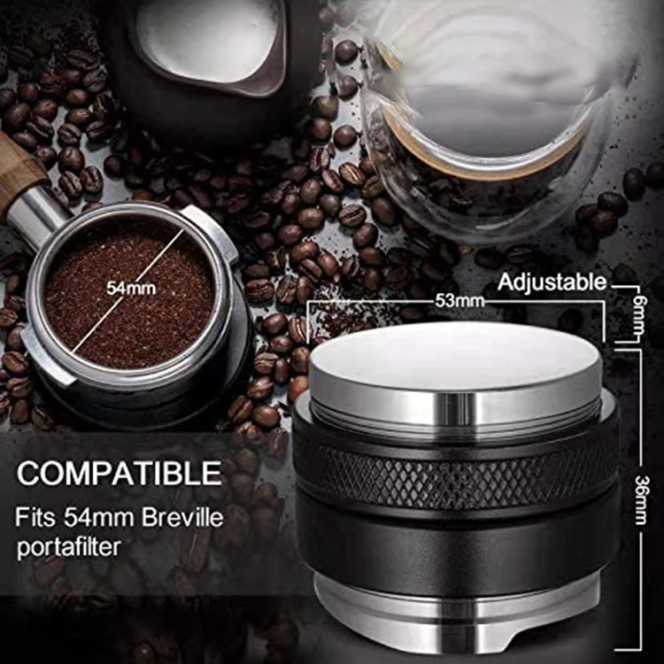 The tamper is made of food-grade high-quality stainless steel which material is safe