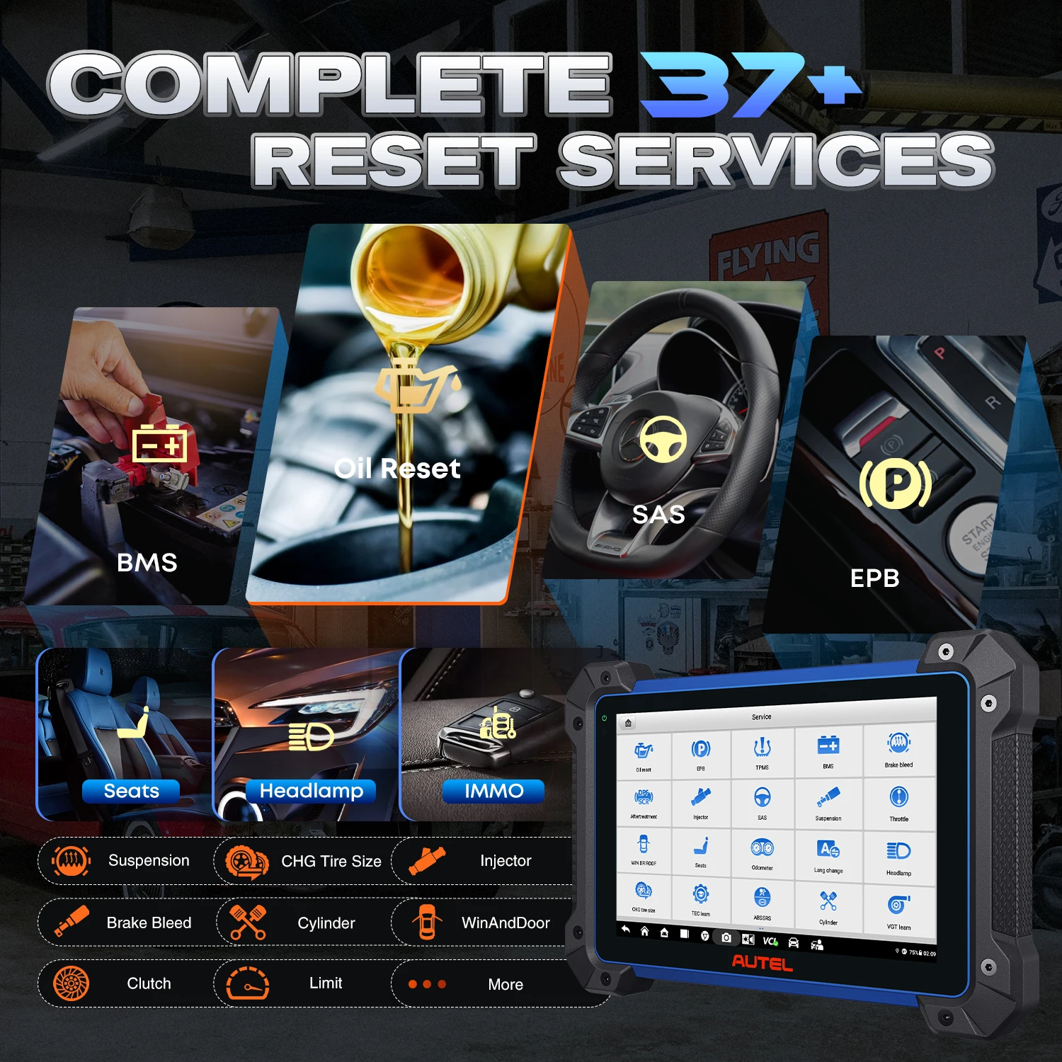 [3 Year Update] Autel MaxiIM IM608S II Car OBD2 Scanner Diagnostic Tool  Altar IM608 PRO 2 Key Programming Machine For All Cars