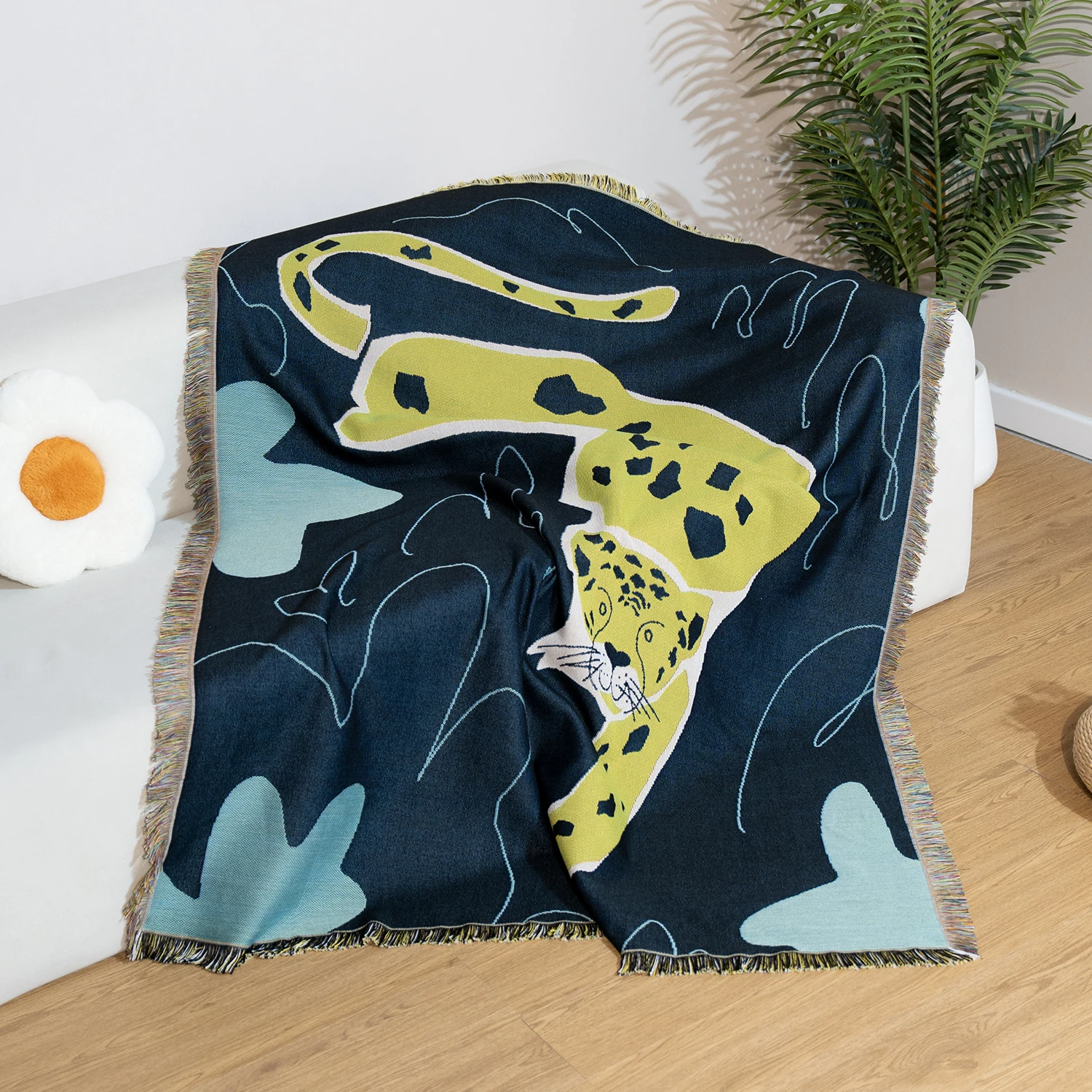 Wholesale Jacquard Woven Art Tapestry Wall Hanging Wall Decoration Picnic Rug Blanket