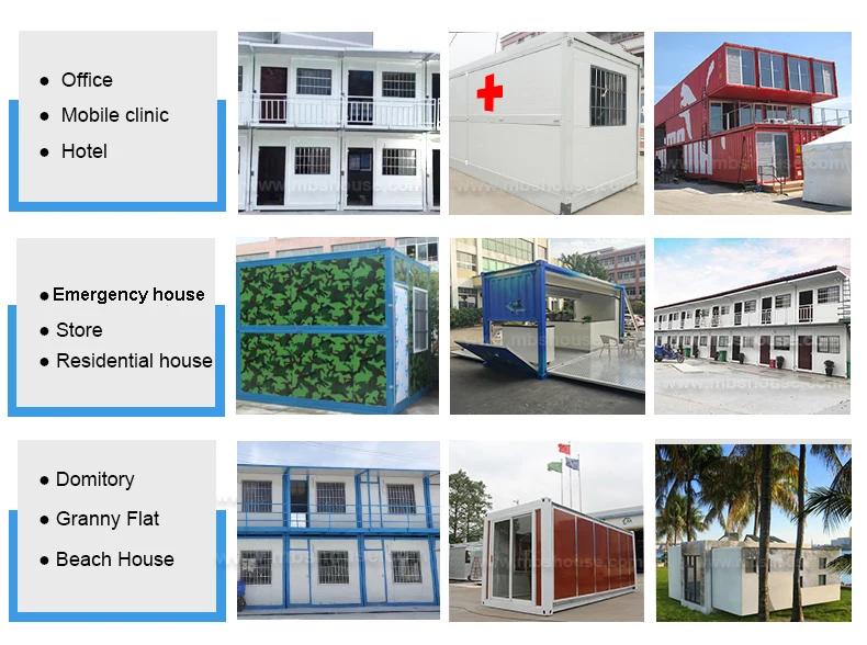 Folding container house
