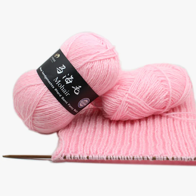 Wholesale Hand Blended Mohair Wool Yarns Knitting Crochet Fancy Embroidery Thread Glow Dark Feature Mercerized Waxed Patterns