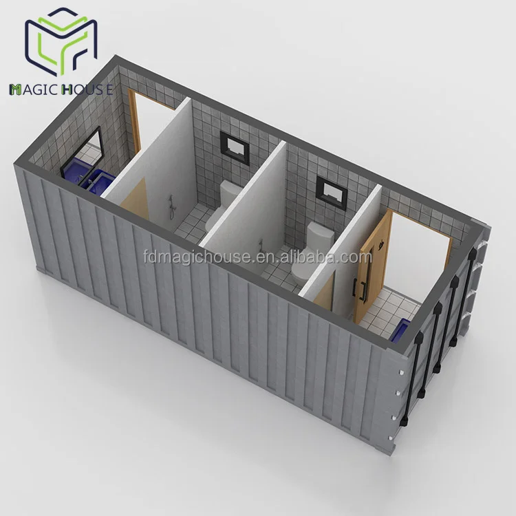 Переносной Контейнер Magic House модульный сборный Туалет с резервуаром