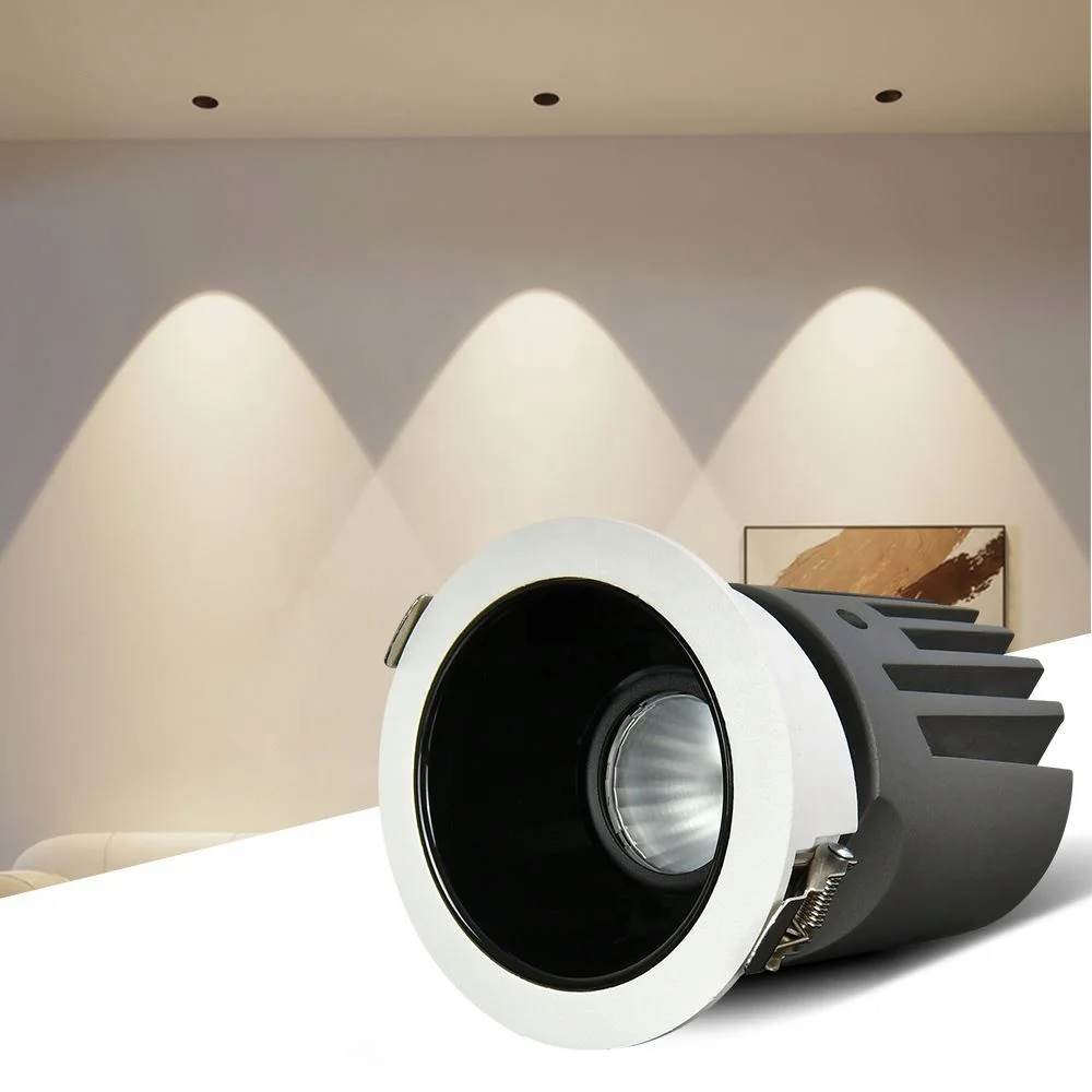 New Arrival Restaurant Cafe Decor Recessed Mounted Adjustable 20W 30W 40W 60W Aluminum Cob Led Spotlight