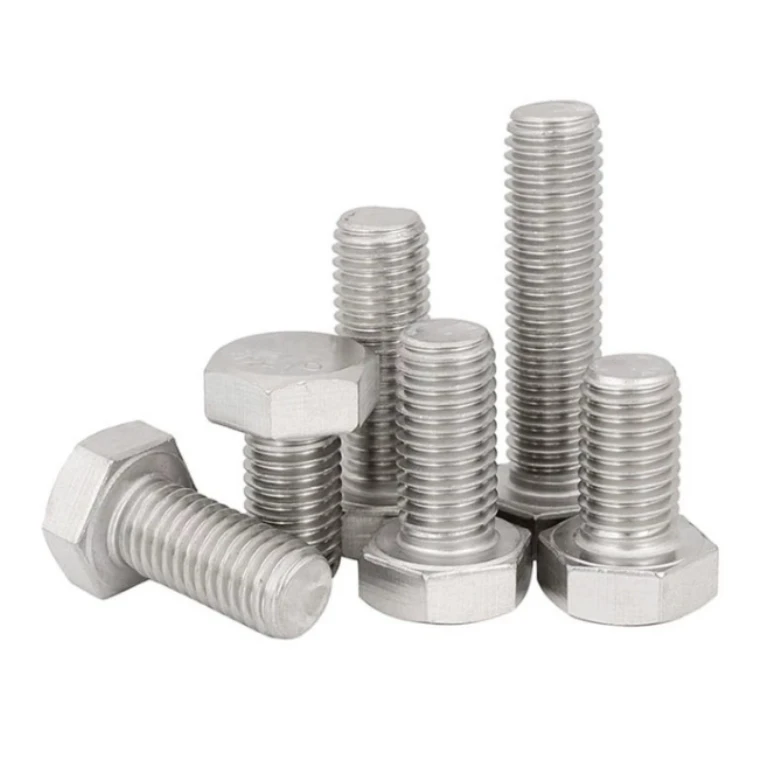 ASTM A193 A914 B8 N8M B8T A453 GR660 A286 18-8 B8M болт с шестигранной головкой из нержавеющей стали и плоская пружинная шайба DIN933 931