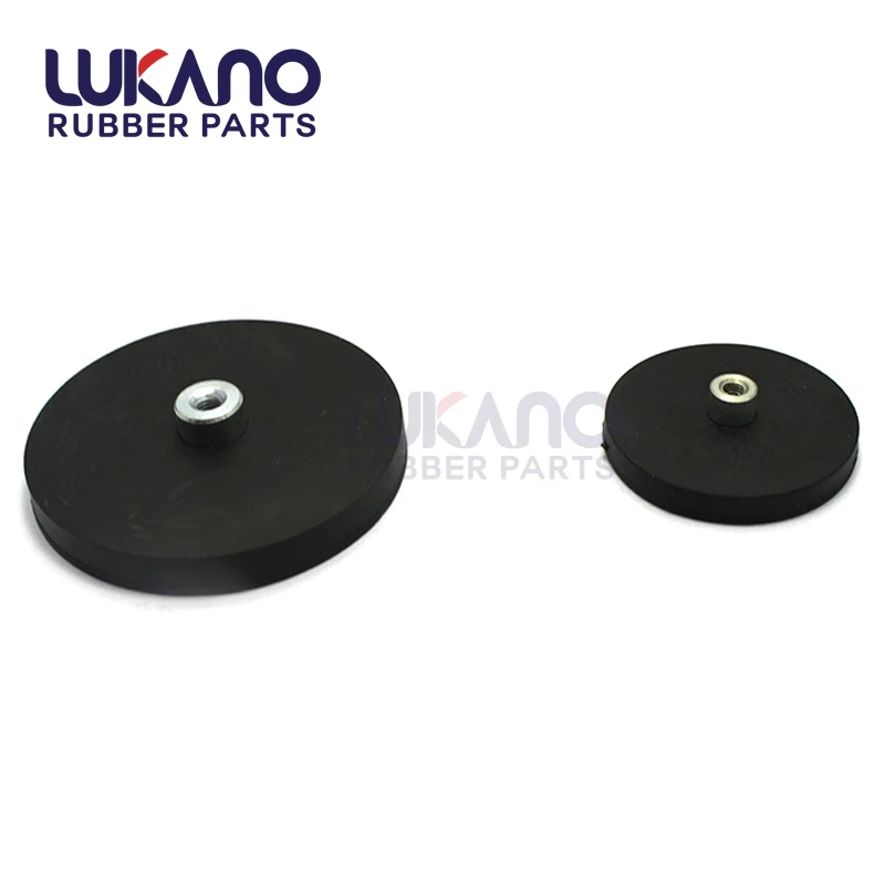 Powerful custom silicone rubber magnetic work light base