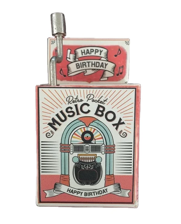 Factory priced handmade paper music box for sale