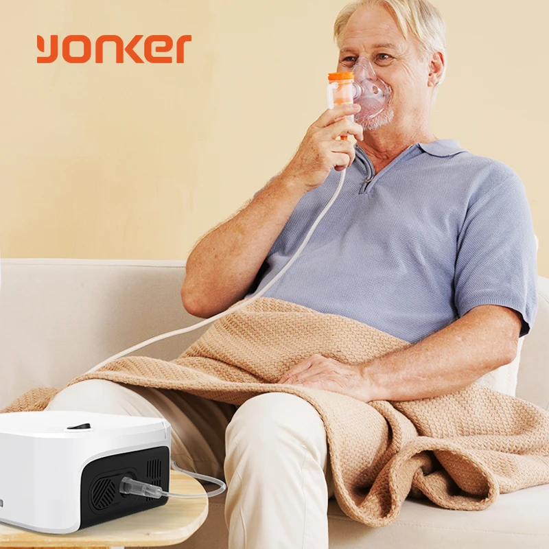 Yonker use piston air compressor nebulizer machine with accessories baby portable medical equipment home compressor nebulizer
