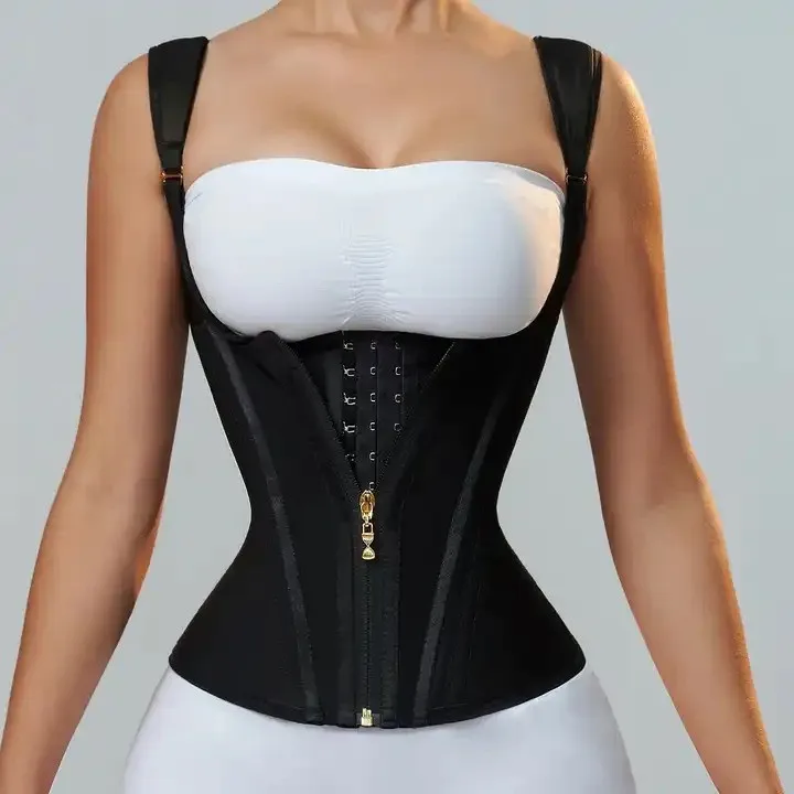 New Design Fitness Abdomen Slimming Body Shaper for women Double Compression Waist Trainer Corset girdles fajas colombianas
