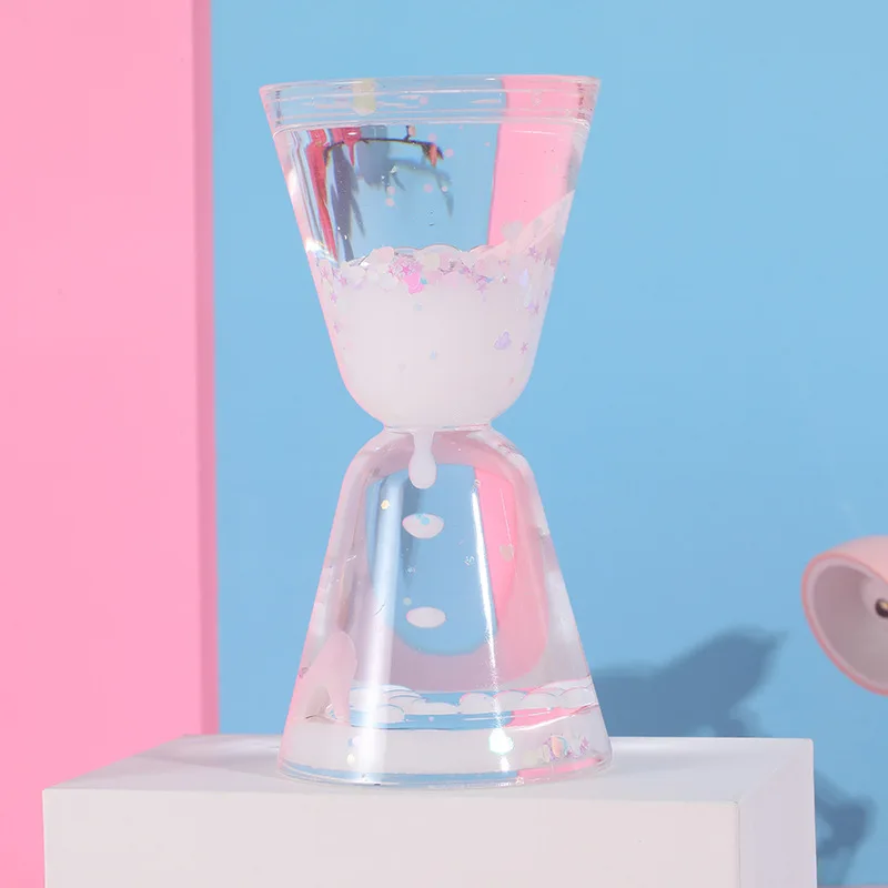 Home Decoration Liquid Timer Hourglass