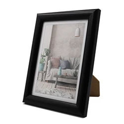 High quality home decoration plastic silver photo frame wall art frame wpc MDF customization picture frame customized color