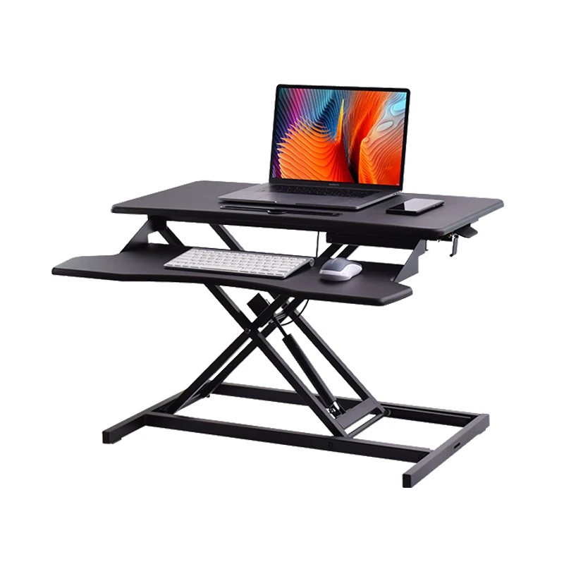 Ergonomic Height Adjustable Sit Stand Up Computer Workstation Standing Desk Converter