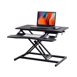Ergonomic Height Adjustable Sit Stand Up Computer Workstation Standing Desk Converter