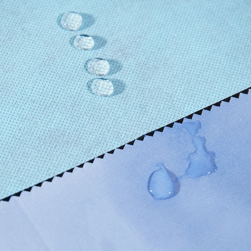 Оптовая продажа SMS 100% полипропиленовый спанбонд PP нетканый материал для хирургического медицинского изоляционного костюма Больничный Халат