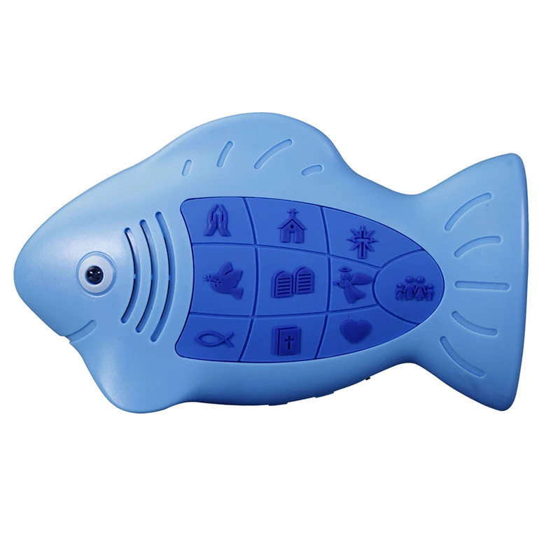 Factory  Custom Promotional Toys  Music Songs Baby Learning Toys Educational  Sound Fish Intelligent Talking Toys for Kids