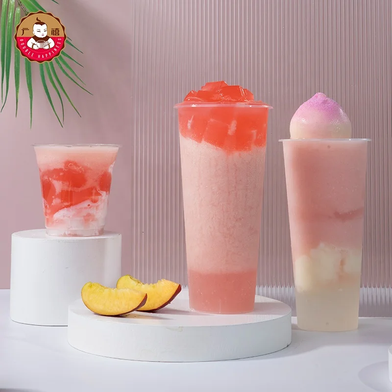 2022 новый продукт консервированные розовые персиковые кубики для чайного магазина фруктового чая сырье