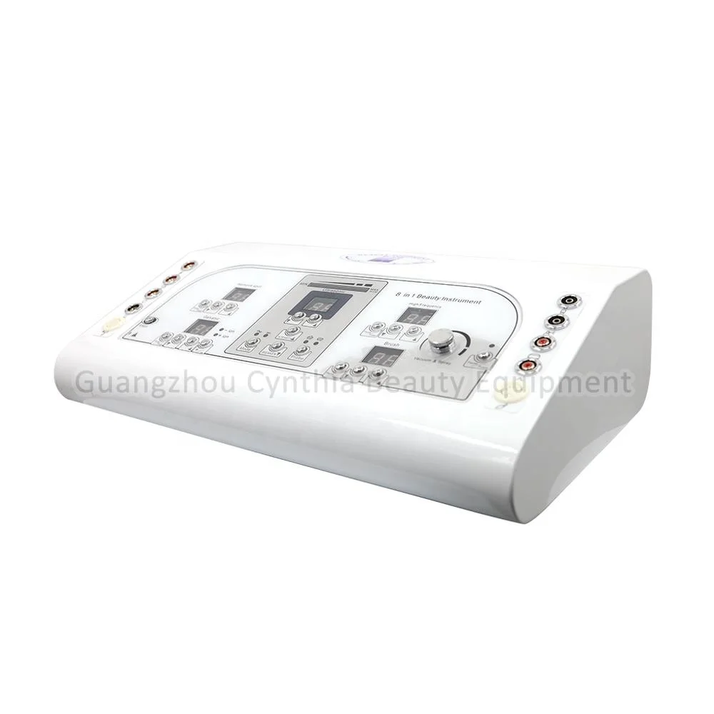 8 in 1 high frequency galvanic facial machine for beauty salon  Cynthia RU 8208