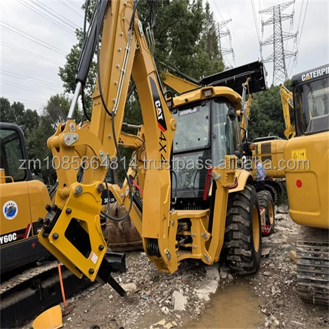 used loader backhoe 4X4 cat 420f 420F2 416F backhoe loader retro-escavadora USA original breaker hammer