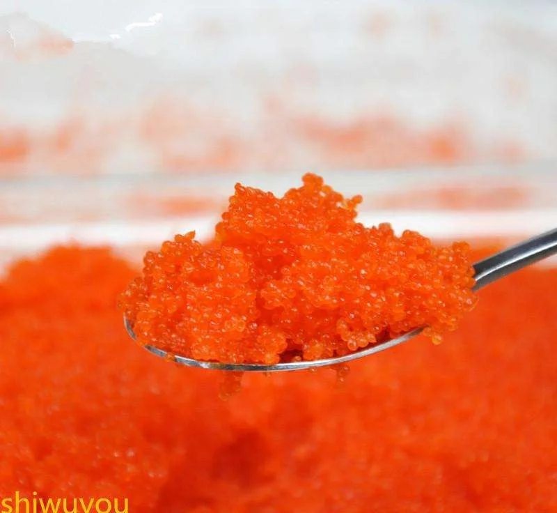 Tobiko суши рыба Икра оранжевый цвет 500 г оптовая продажа