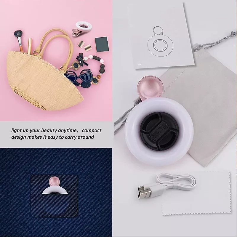 Shopify Choice LED Lash Lens 15X Macro Lens With Light for Eyelash Diamond Photography