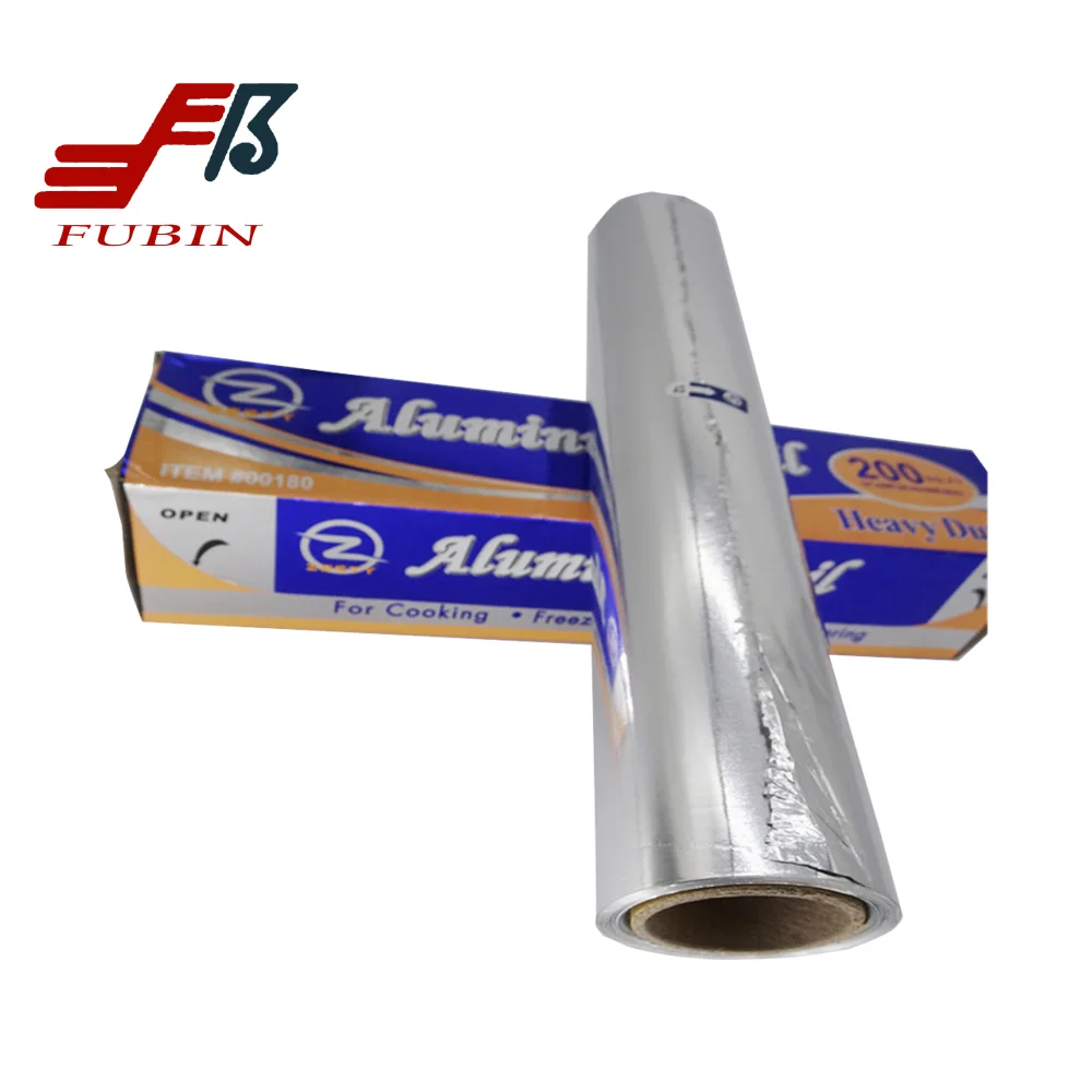 China Factory Wholesale Food Grade Non-Stick Aluminum Foil Roll Kitchen Packaging Aluminum Foil Roll