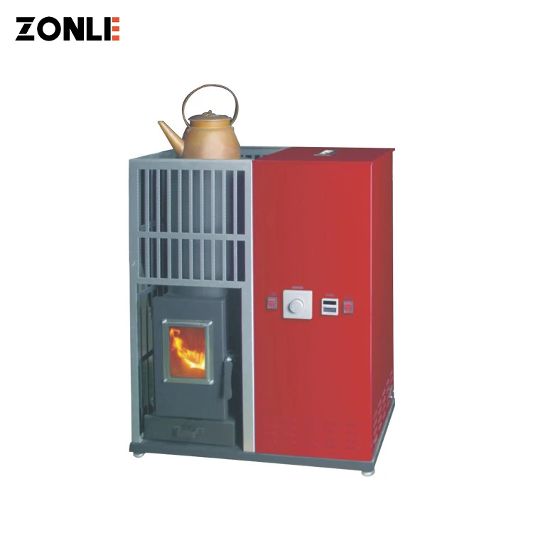 
ZLFS02 Automatic Smokeless Eco Biomass Cook Wood Hydro Pellet Stove 