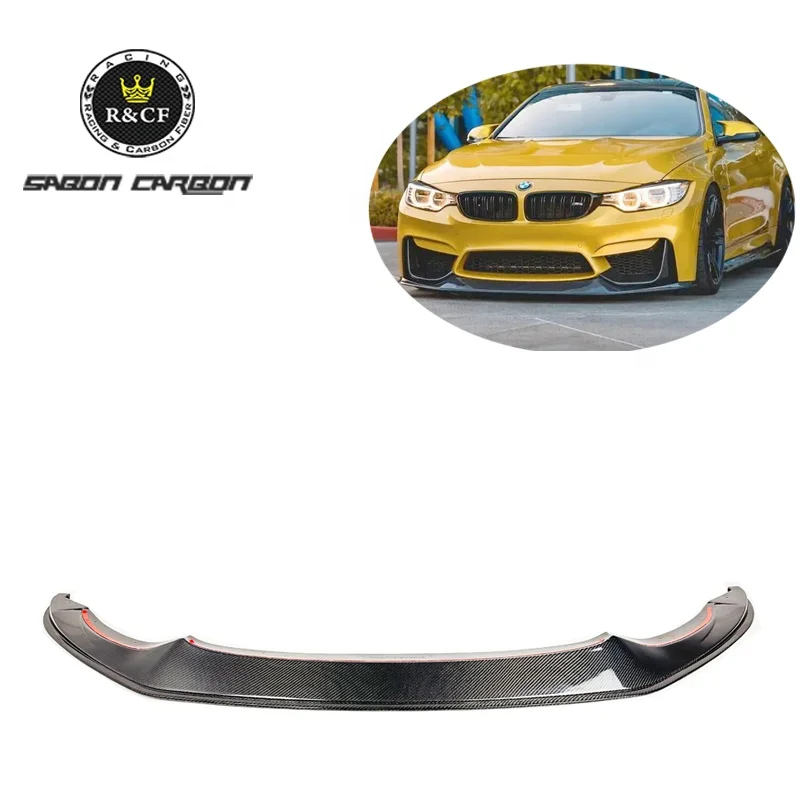 F80 M3 Carbon Fiber Front Bumper Lip Splitter Body Kit Spoiler Lip For BMW F80 M3 F82 F83 M4
