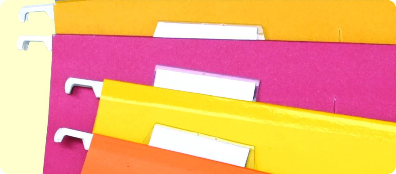 
FC Colour Paper Suspension File with Plastic Tab 