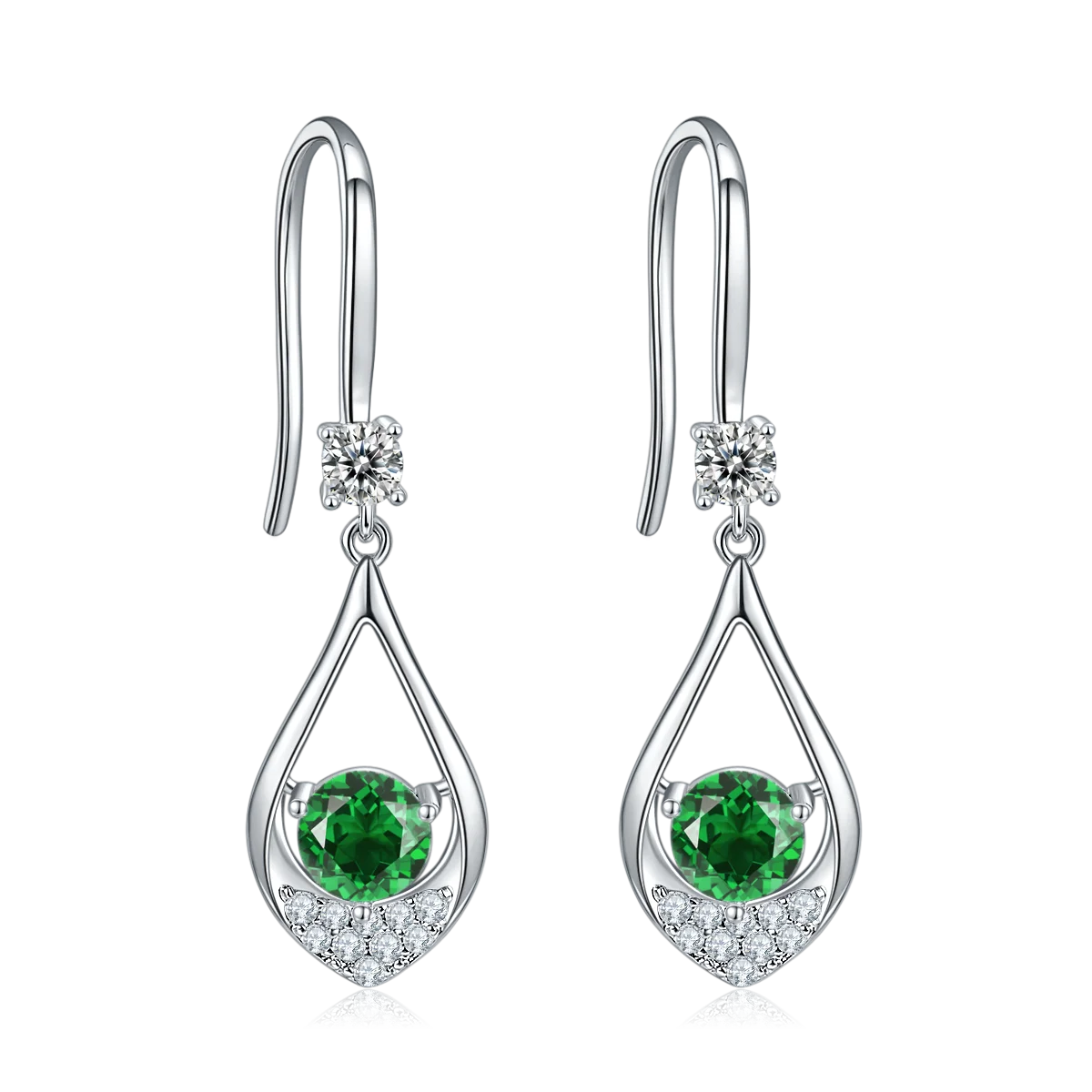 teardrop shape moissanite cultivate emerald jewelry set ruby jewelry sets sapphire jewelry set
