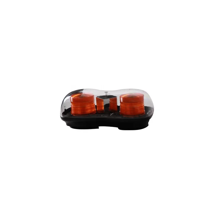 LYAF Amber Strobe Oval Polygon Reflected Mirror Warning Rotating Mini LED Halogen Lightbar
