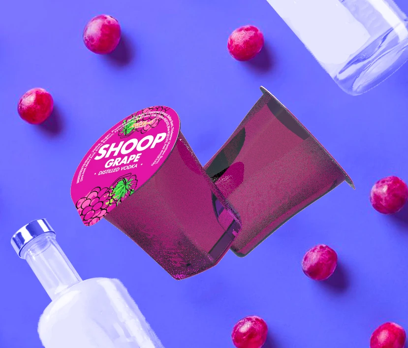 MINICRUSH Customizable Assorted Fruit Flavor Wine Jello Shot Wholesale Vodka Jelly Shot