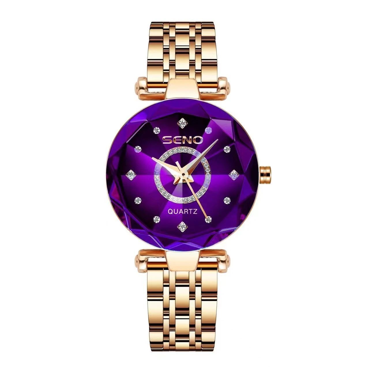 SENO 2023 Fashion Watches for Women Ladies Luxury Top Brand Quartz Watch Steel Strip Wristwatch Female Clock Relogio Feminino