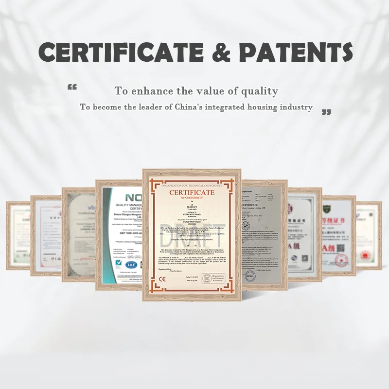 Furnished steel frame structure prefabricated luxury villa two storey prefab house light steel house with 5 bedroom