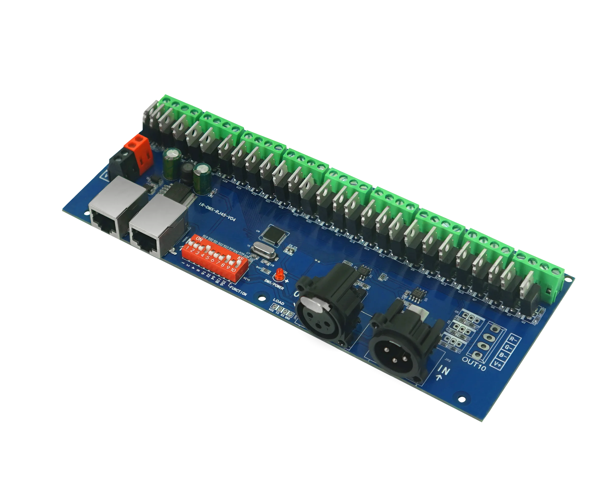 DC9-24V DMX512 30CH X3A  27CH X3A Constant Voltage Multichannel RGB RGBW Decoder Dimmer DMX Controller