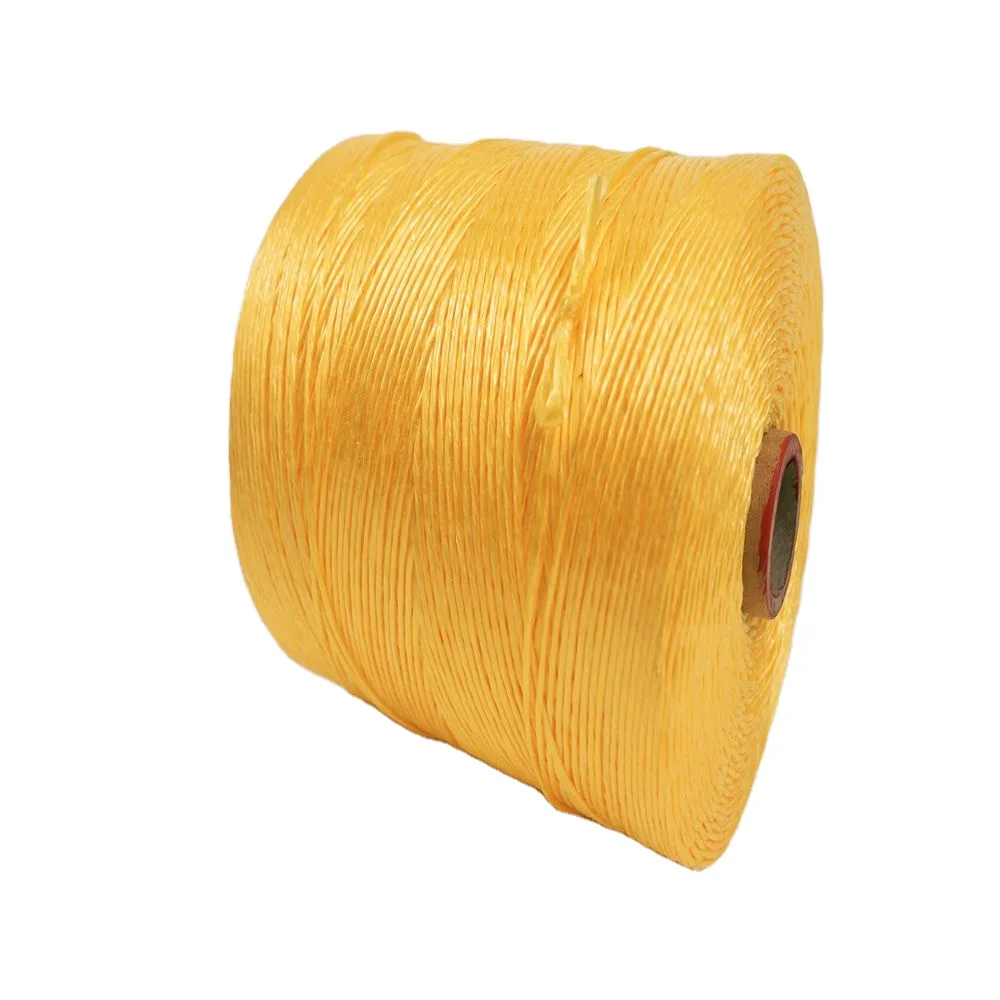 6mm split film yarn factory high quality rope cotton twist rope PP ROPE