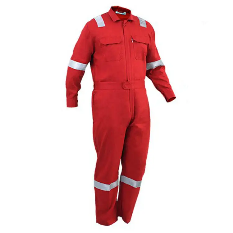 Anti-static Flame Resistant Men Mining Hi Vis Safety Uniforms Reflective Workwear Fire Proof Retardant FRC FR Overall Coveralls
