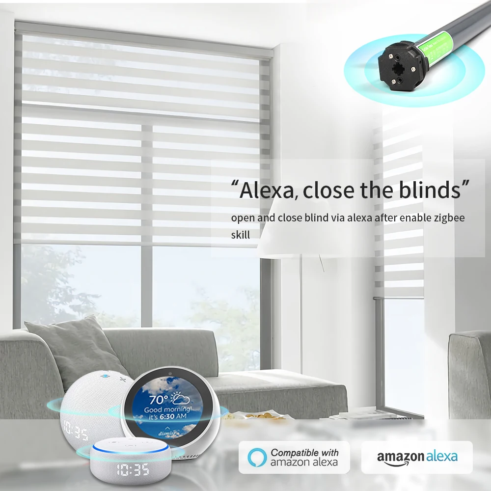 Custom Made Smart Zebra Blinds for window Smart Window Motorized semi Blackout Cheap Zebra Blind