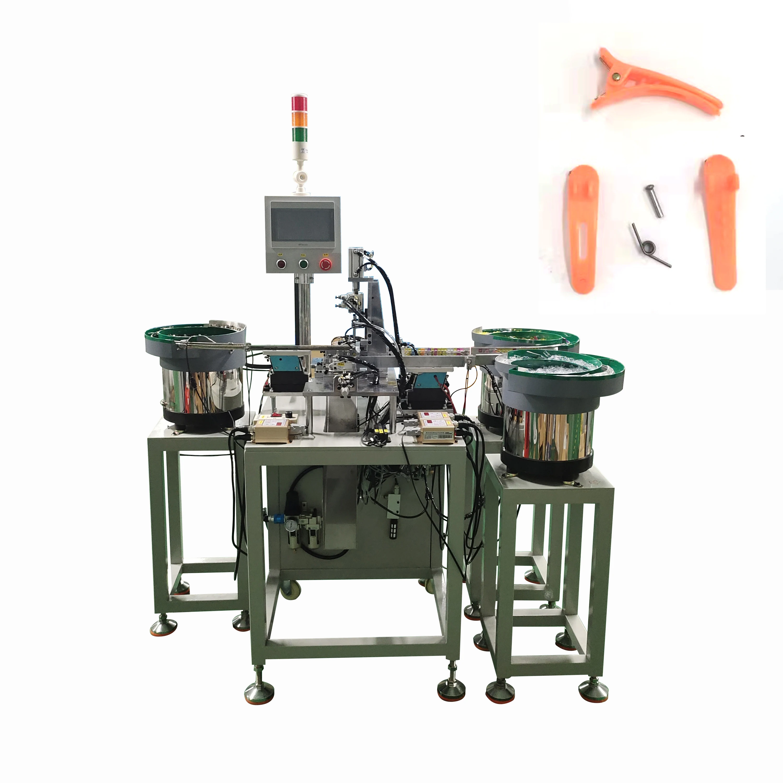 Hairpin  Mini Jaw Clips Plastic Claw Clamps assembly making machine