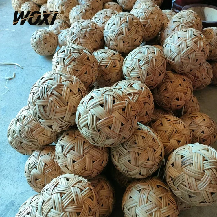 Rattan ball Popular sports spike ball takraw sepakraga ching loong kick volleyball