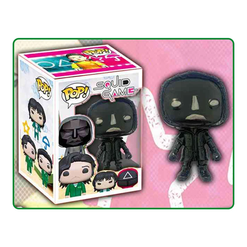 2021 New Netflix Series Masked Man Decoration Action Figure Hand-made Collection Model TOYS Korea Squid Game 10cm Dolls
